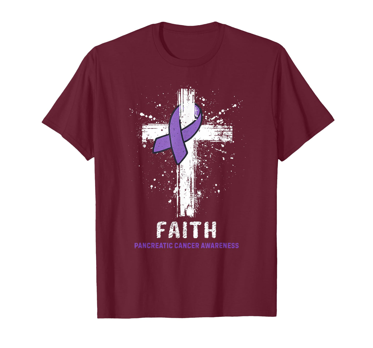 Faith Pancreatic Cancer Awareness T-Shirt