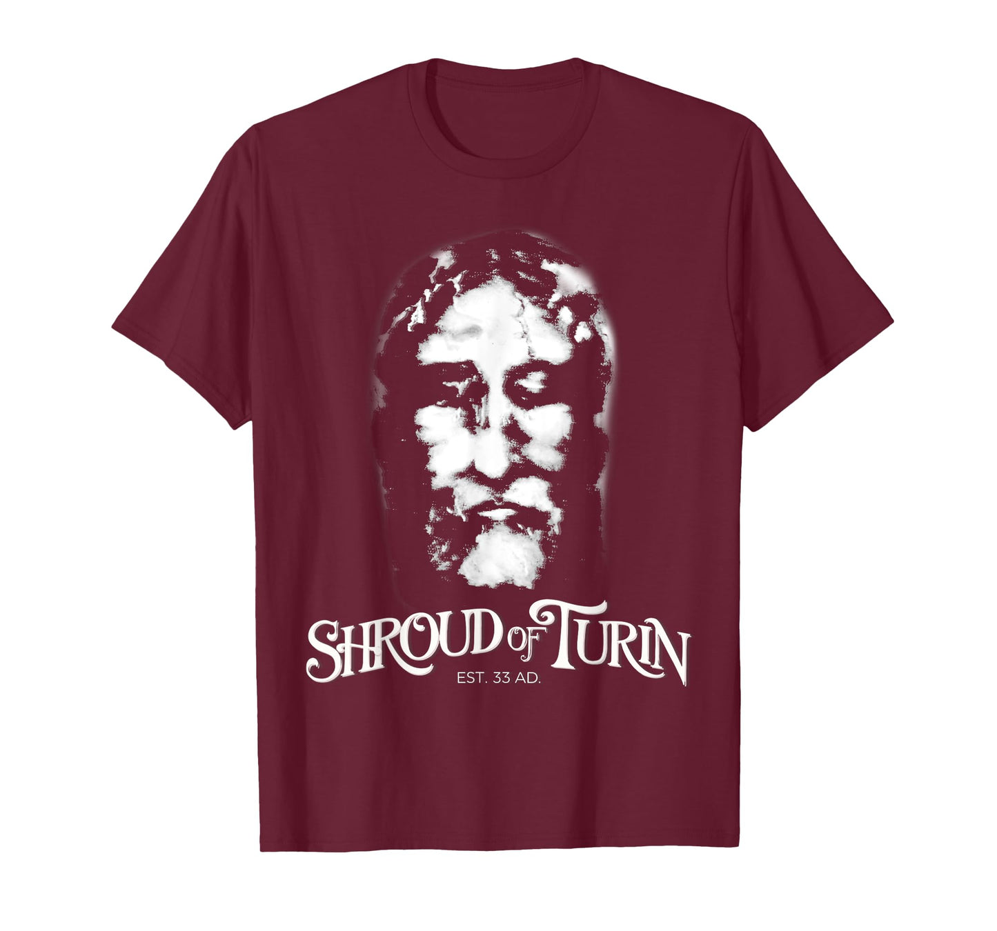 Shroud Of Turin Face of Jesus Christ Catholic T-Shirt