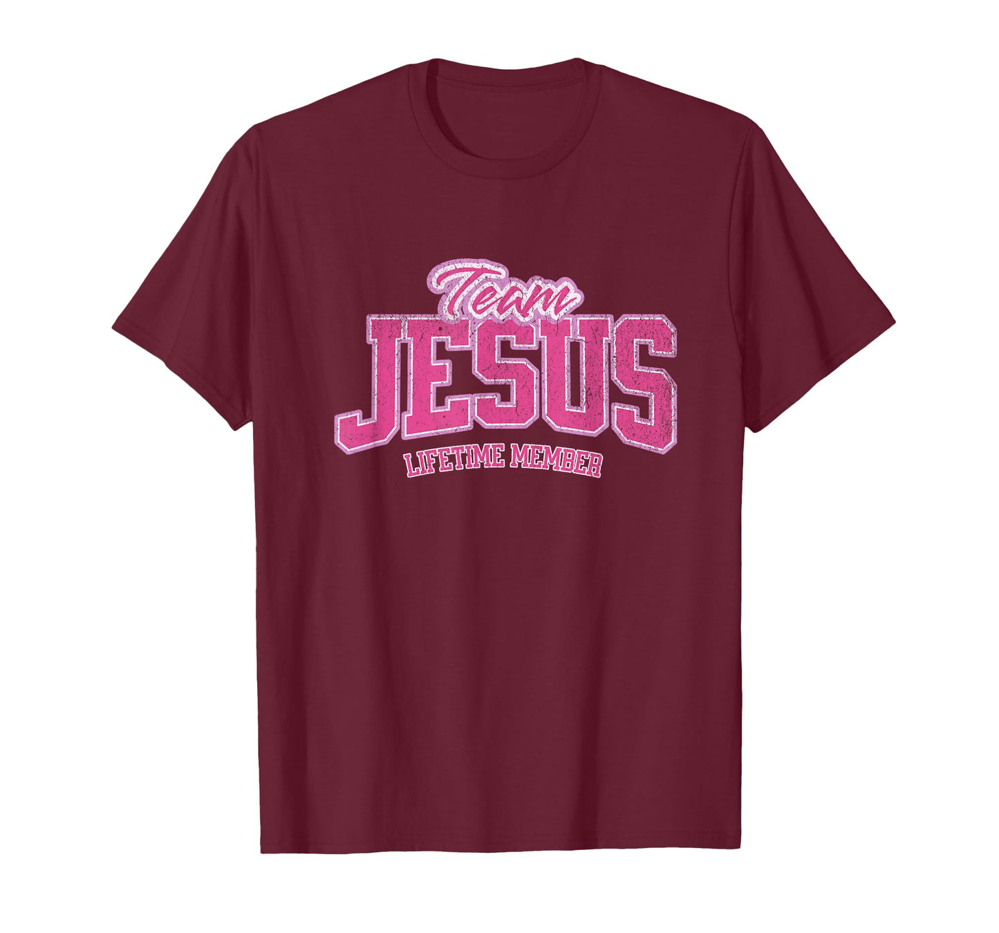 Team Jesus Lifetime Member God Christian for women and girls T-Shirt