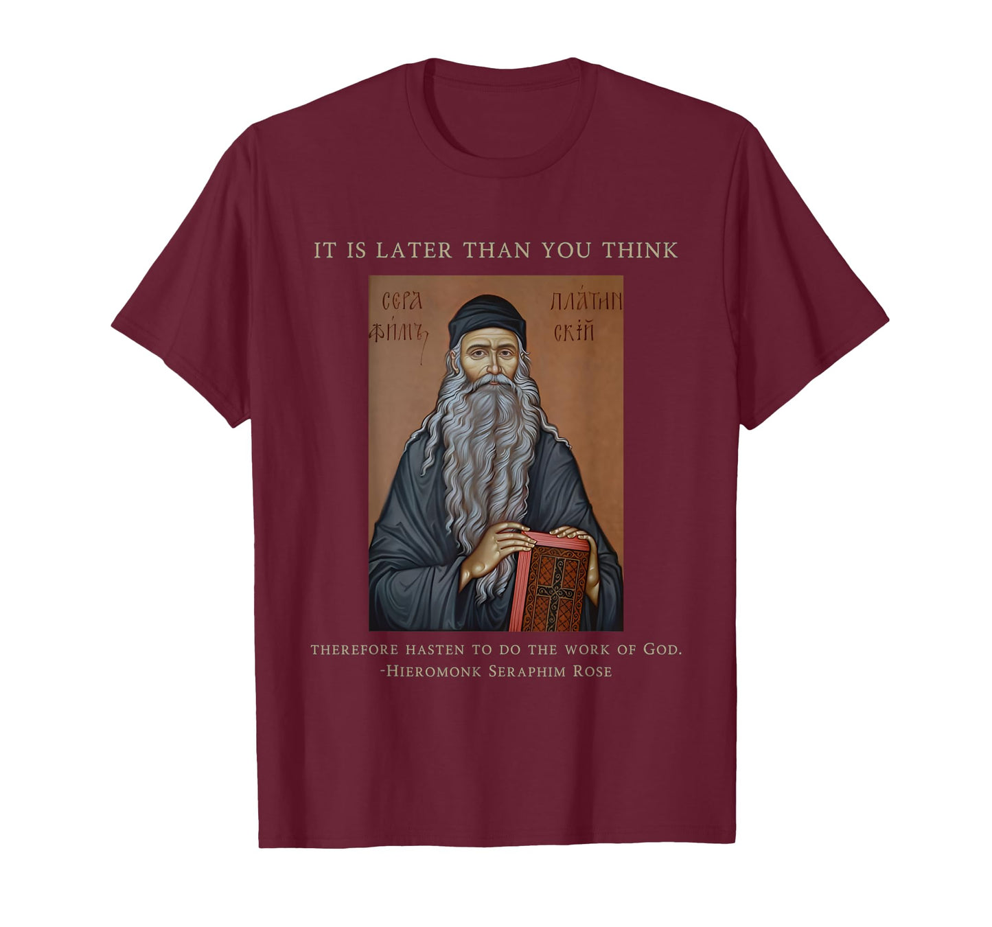 Eastern Orthodox Christian Seraphim Rose T-Shirt