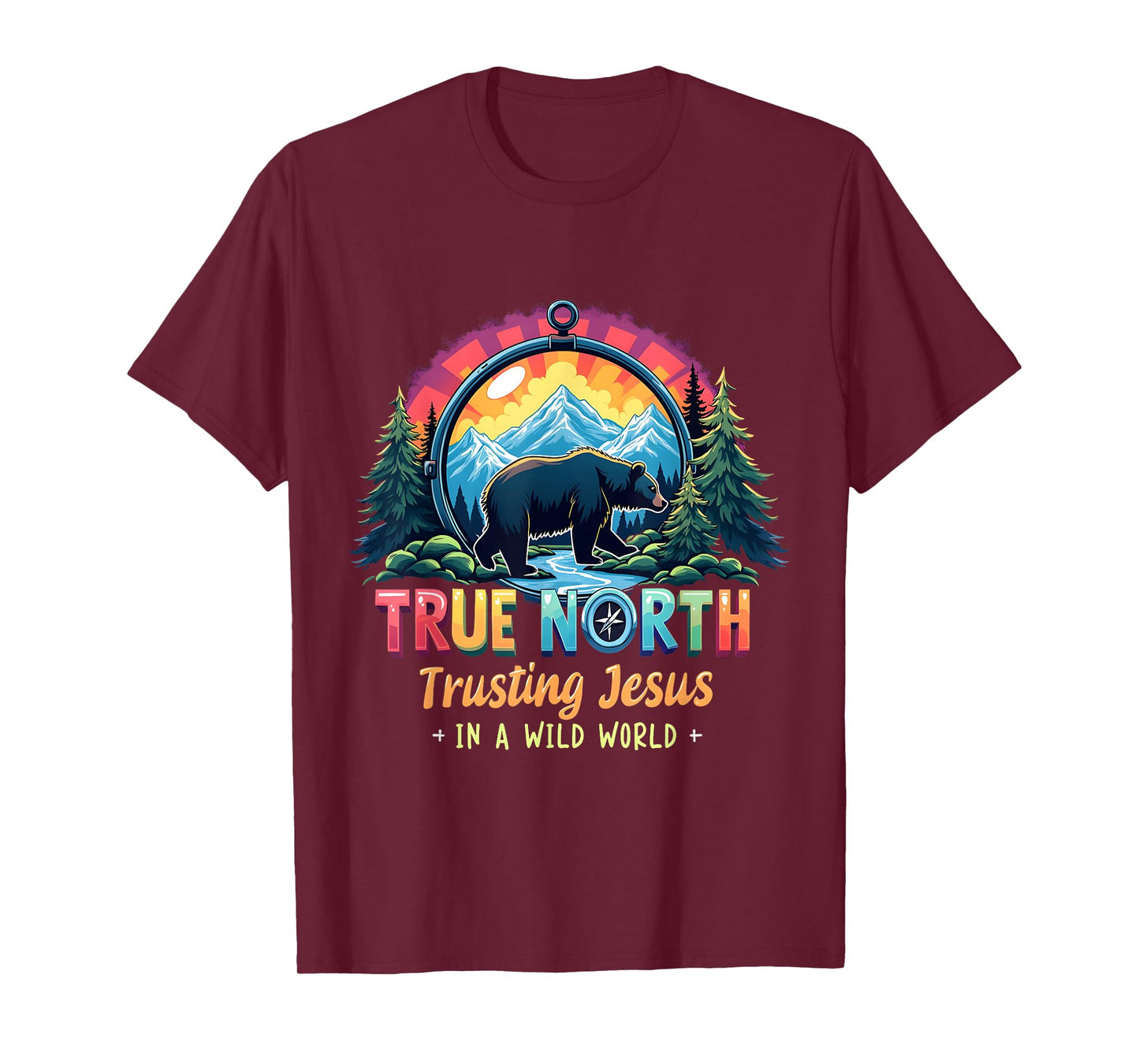 VBS 2025 True North Trusting Jesus Christian Summer T-Shirt