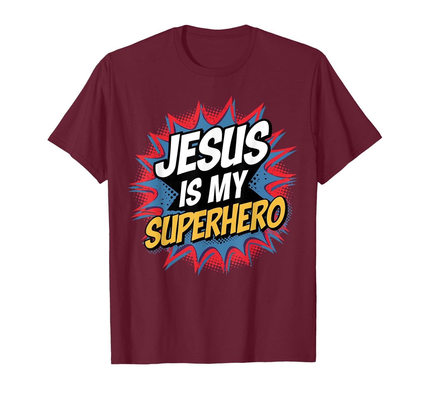Jesus Is My Superhero Christian Kid Boy God Son Good Toddler T-Shirt