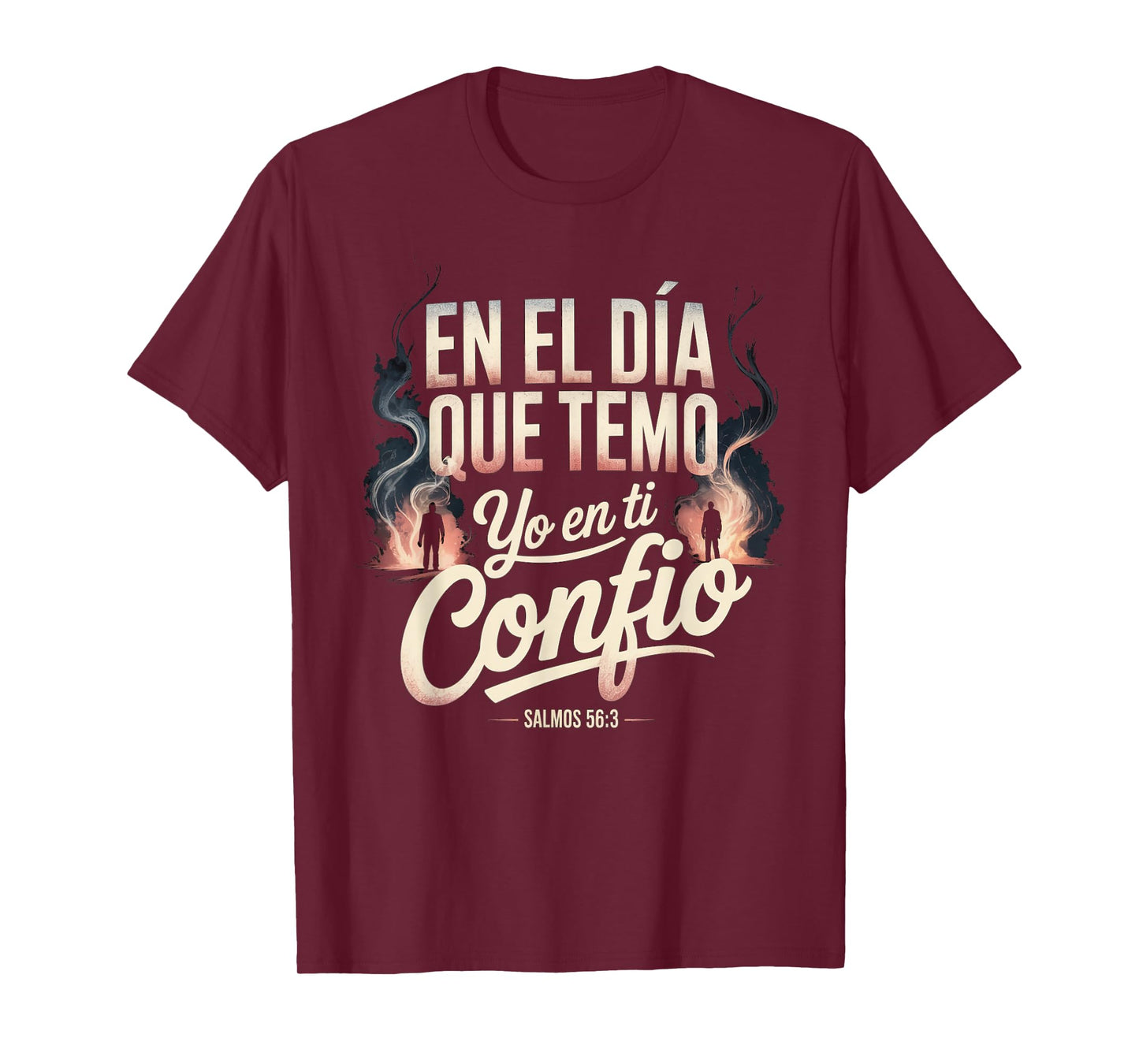 En Dios Confío – Salmos 56:3 Spanish Bible Verse T-Shirt