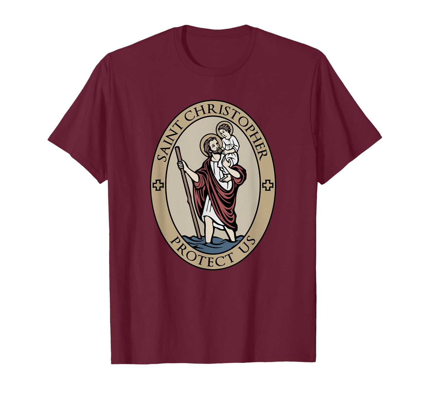 Funny Saint Christopher Bearer of Christ T-Shirt