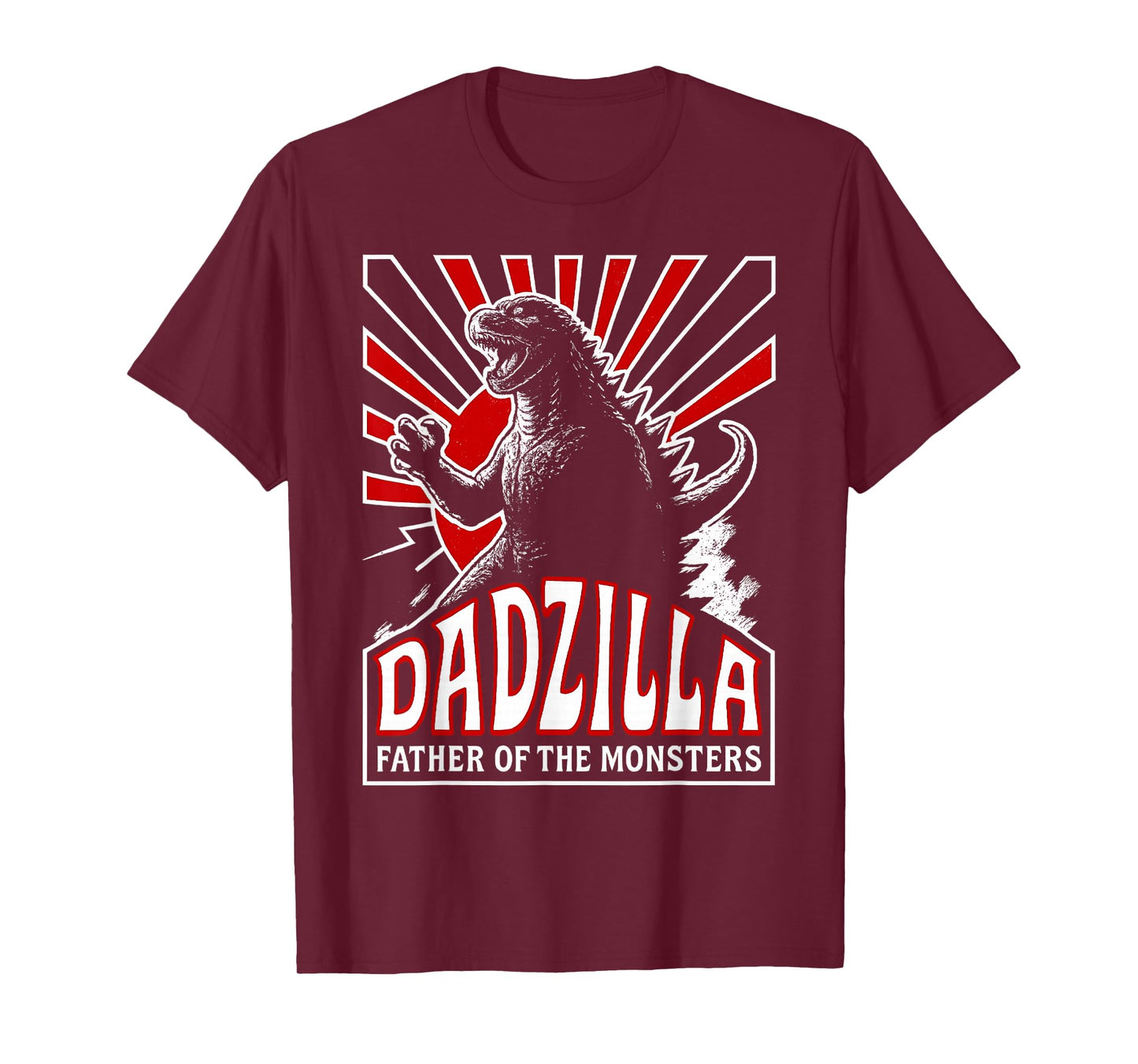 Vintage Dadzilla Father Of The Monsters Mens Fathers Day T-Shirt