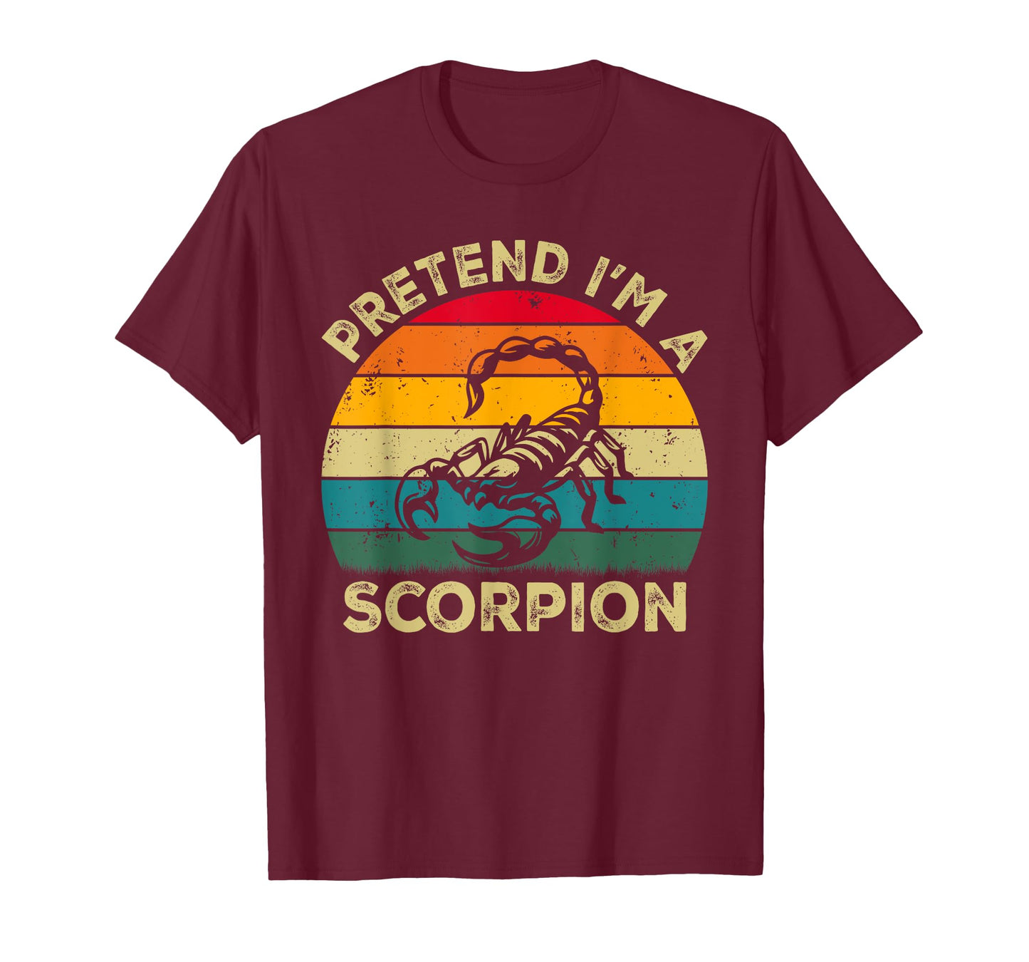 Pretend I'm A Scorpion Lazy Halloween Costume T-Shirt
