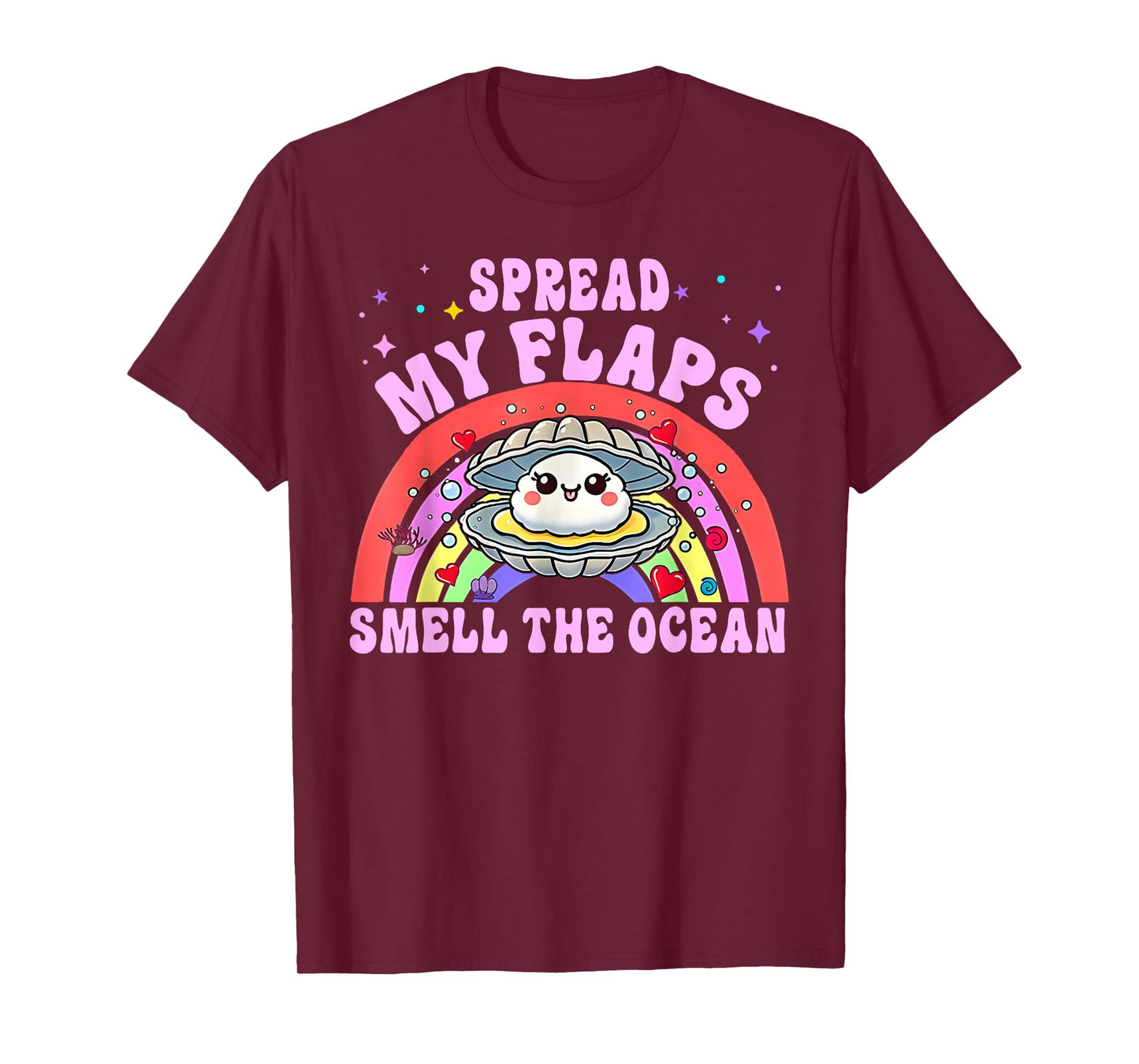 Spread My Flaps And Smell The Ocean Funny Meme Adult Humor T-Shirt