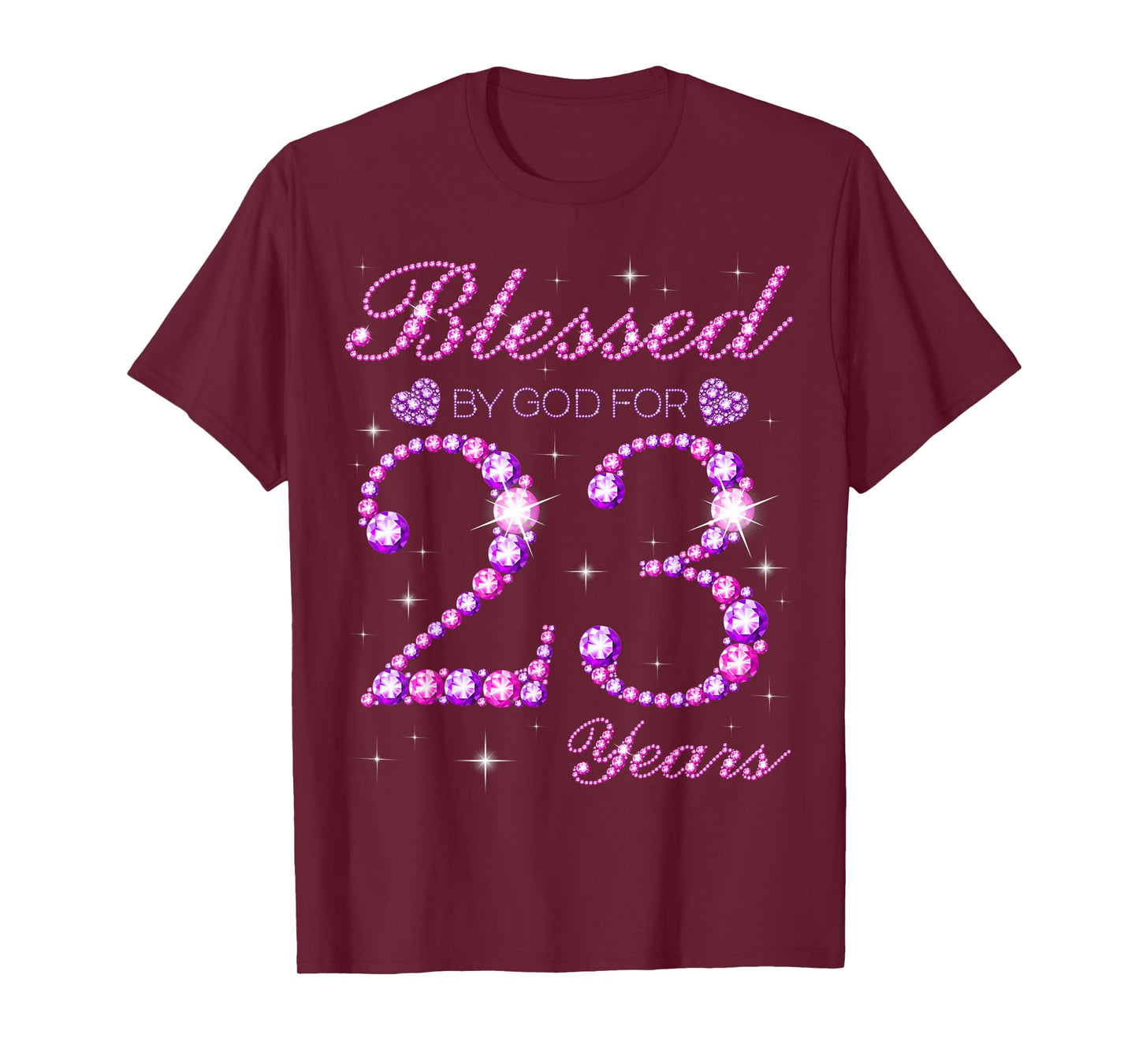 Blessed by God for 23 Years Old 23rd Birthday Party T-Shirt