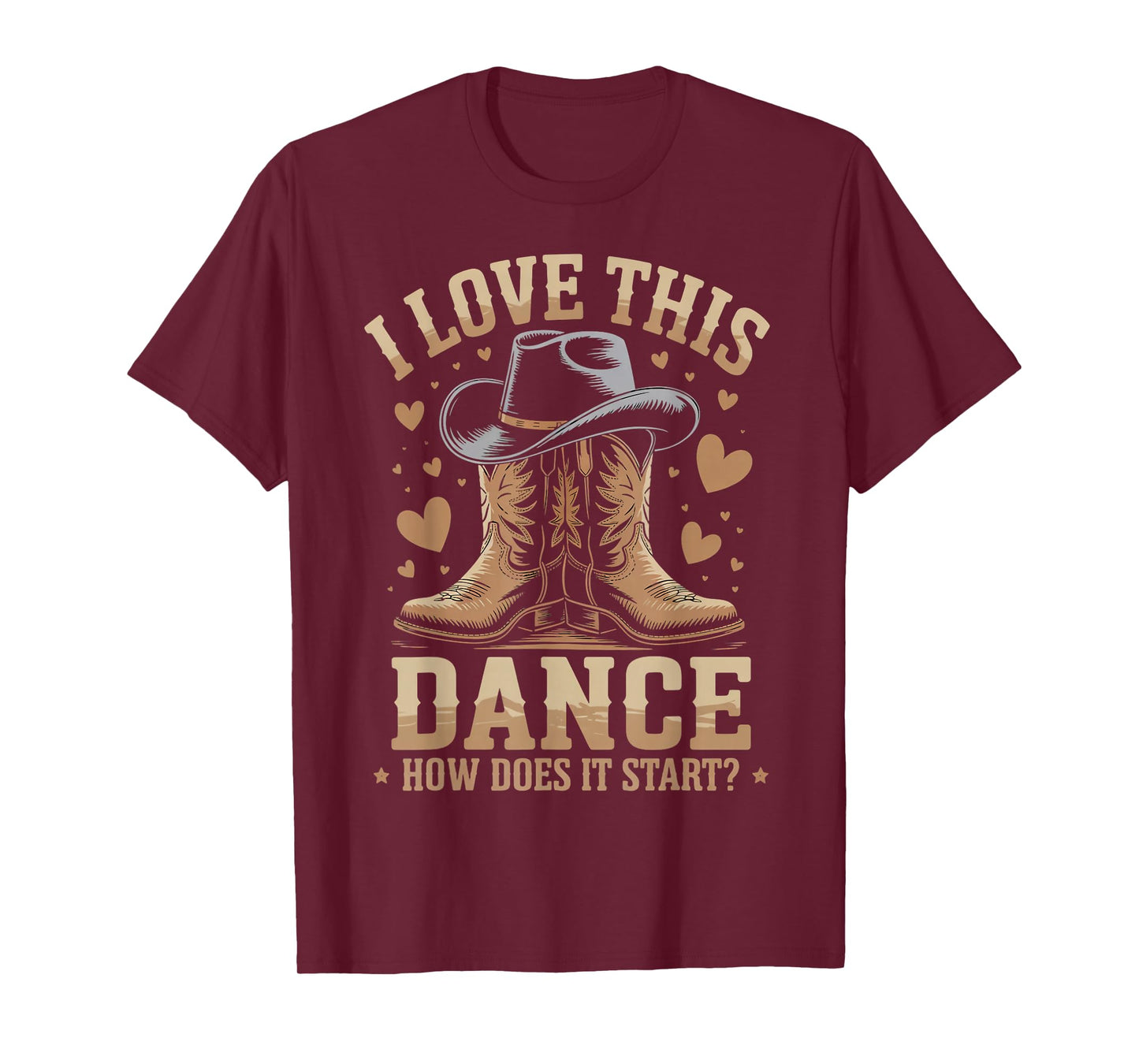 Love This Dance Line Dancing Line Dance Line Dancer T-Shirt