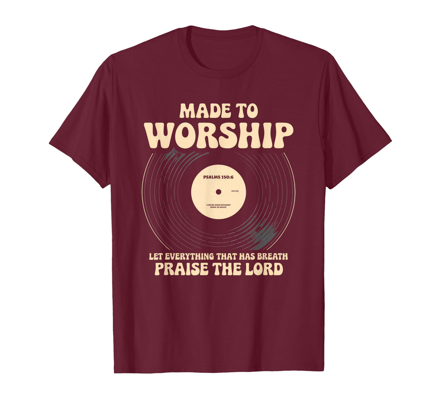 Worship Tshirt Christian Music Retro Cassette Psalms 150:6 T-Shirt