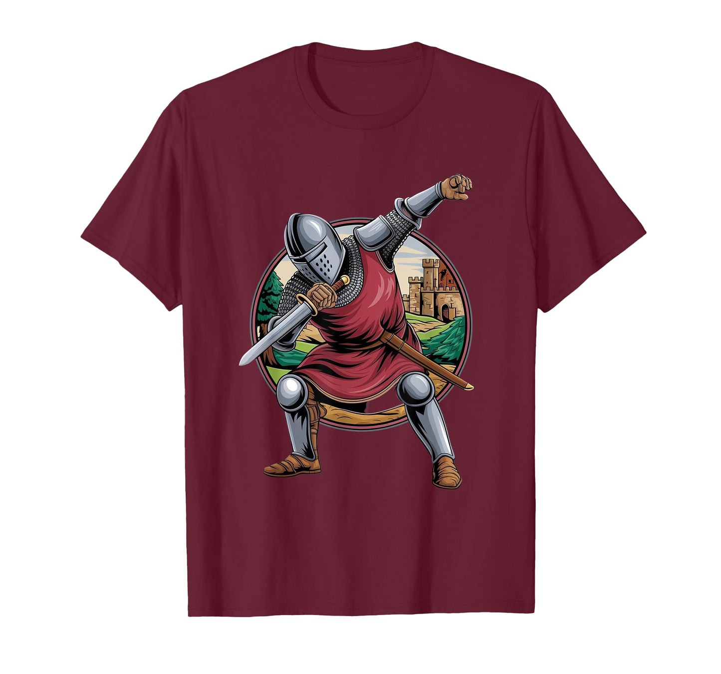 Dabbing Medieval Knight T-Shirt