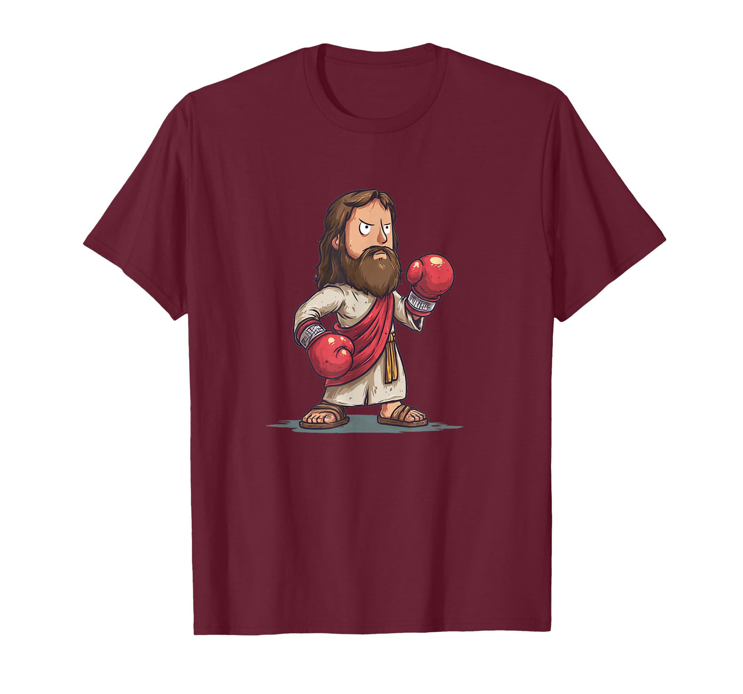 Punching Gloves with Jesus Christ Costume T-Shirt
