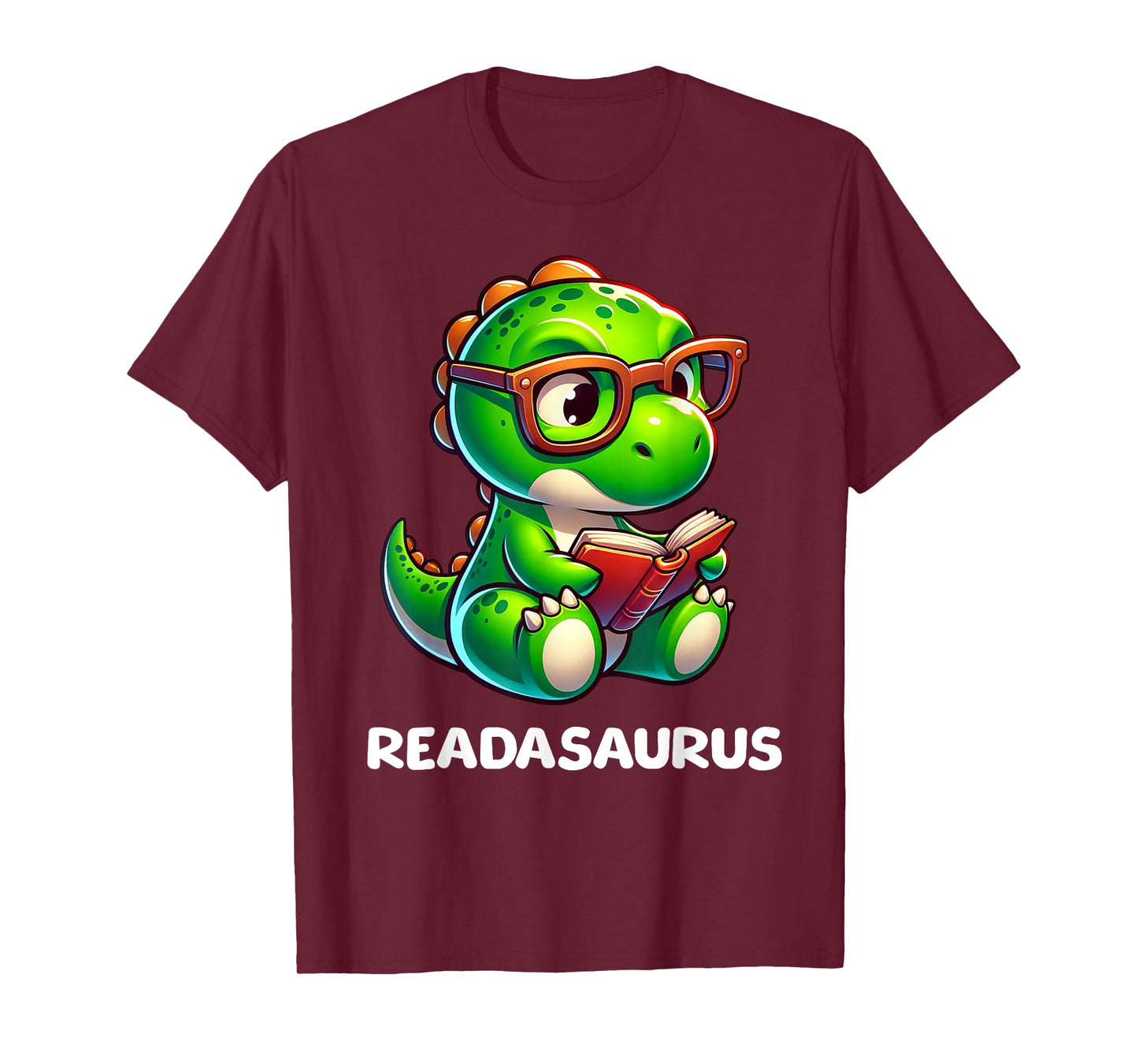 Readasaurus Funny Reading Dinosaur Book Reader Bookworm T-Shirt