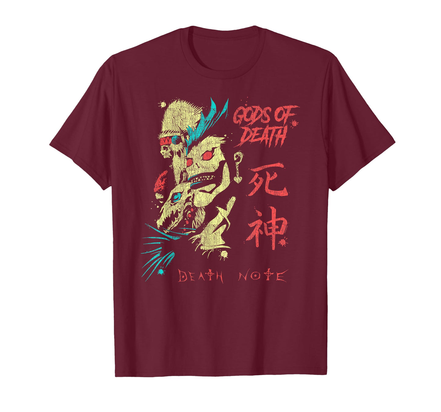 Death Note Vintage Style Shinigami Gods of Death Anime T-Shirt
