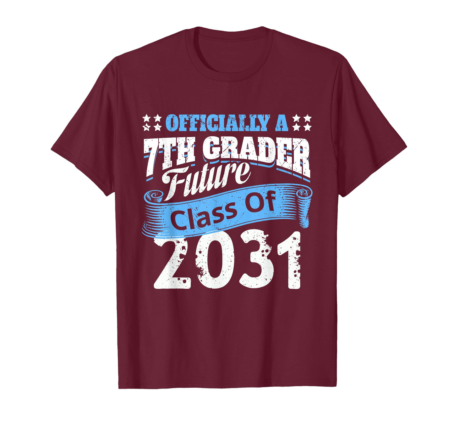 Officially 7th Grader Class of 2031 Fun First Day of School T-Shirt