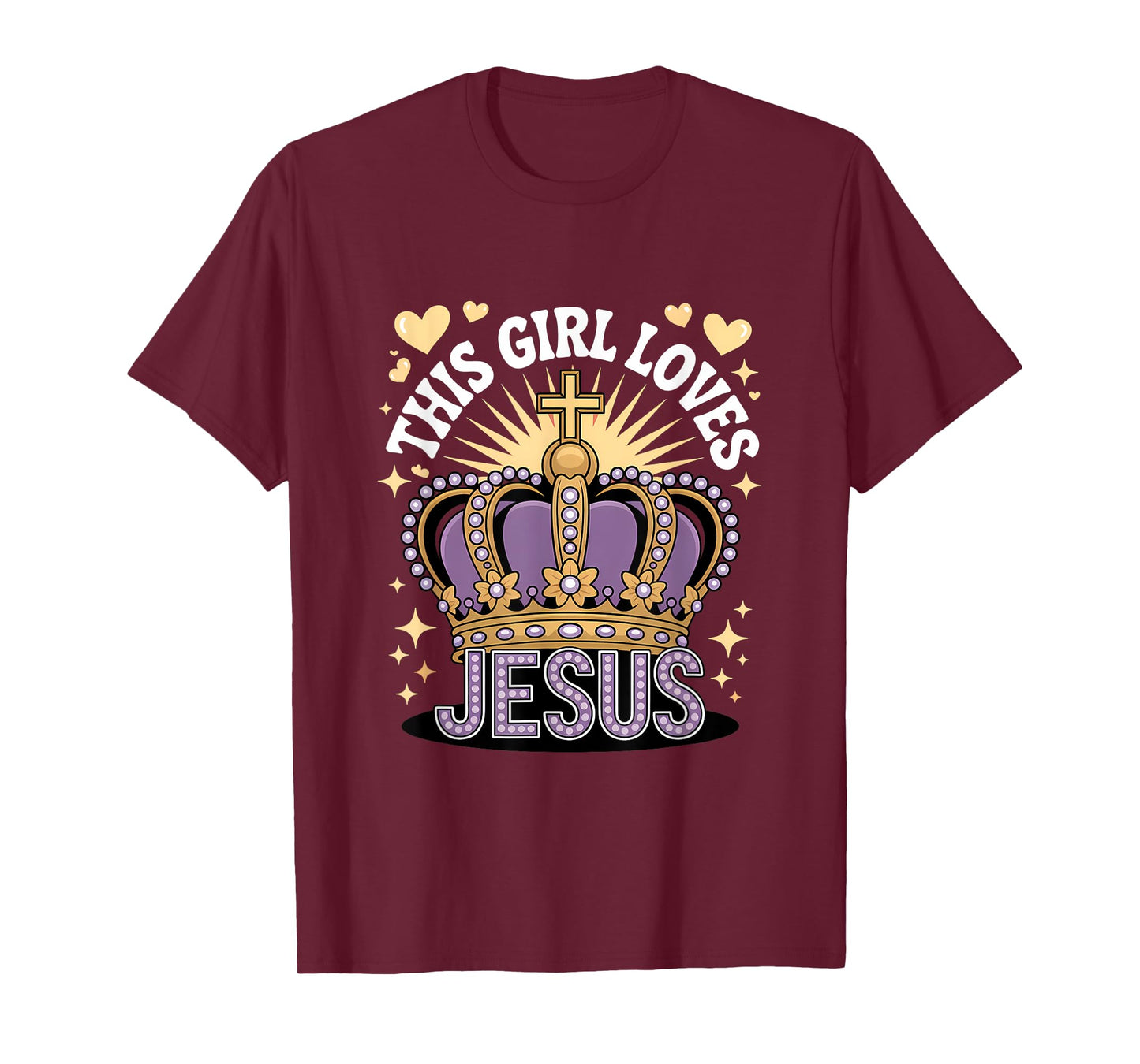 This Girl Loves Jesus Christian Girl Jesus T-Shirt