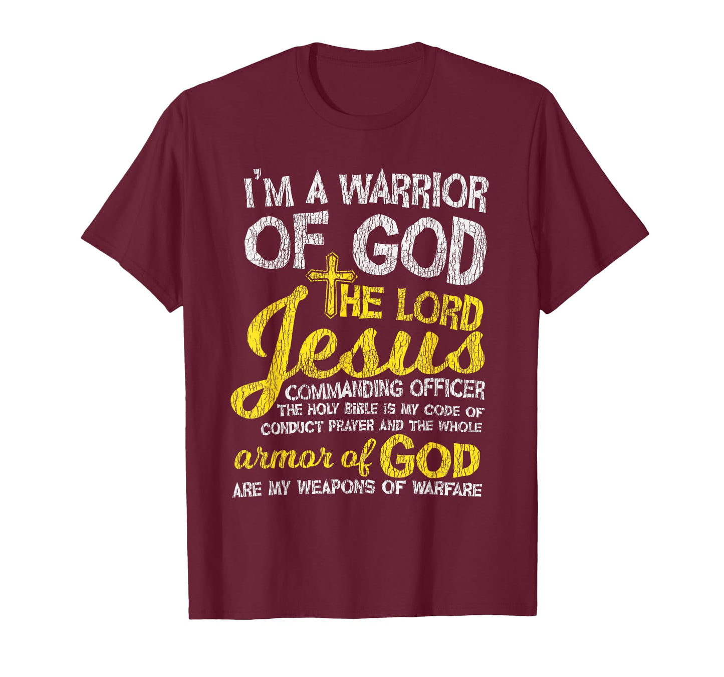 The Lord Jesus Armor Of God Cross Faith Christian Bible Gift T-Shirt