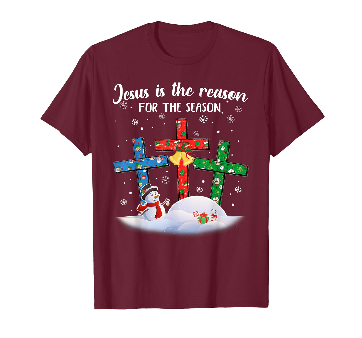 Jesus Is The Reason For The Season Christian Christmas Xmas T-Shirt