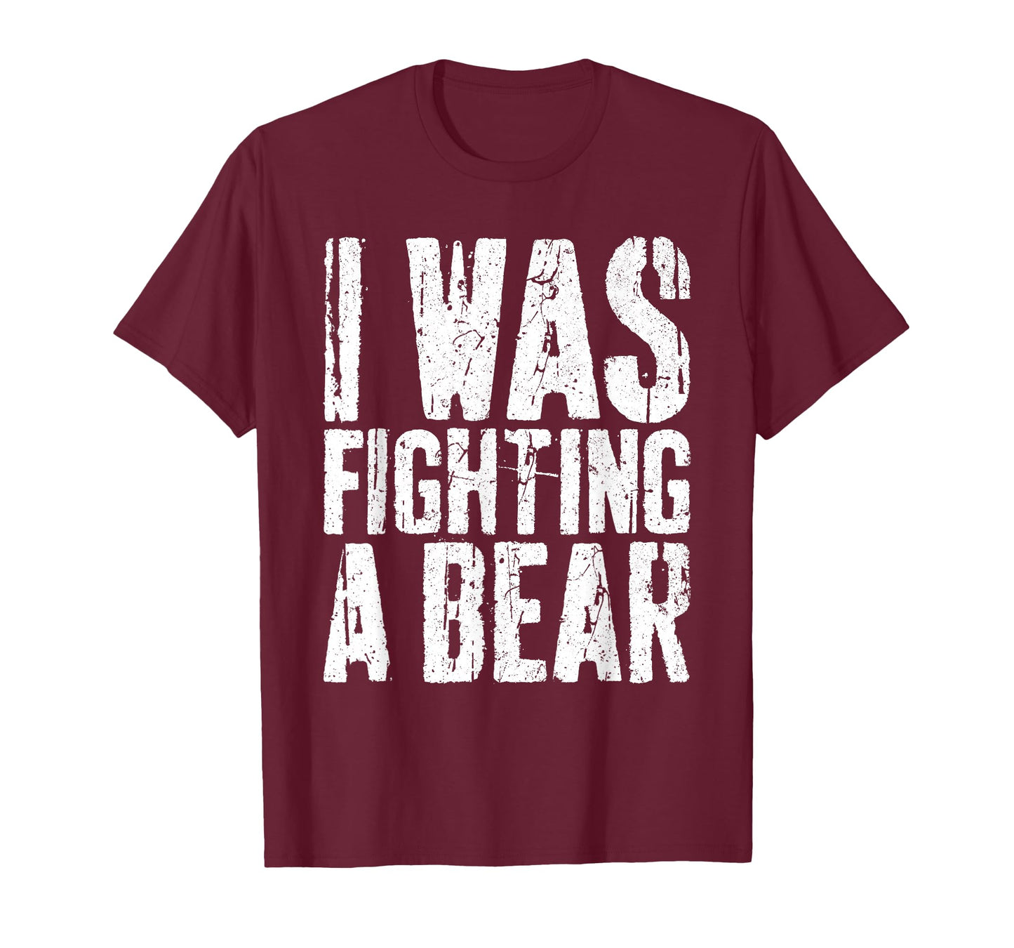 I Was Fighting A Bear Shirt Funny Surgery Get Well Soon T-Shirt