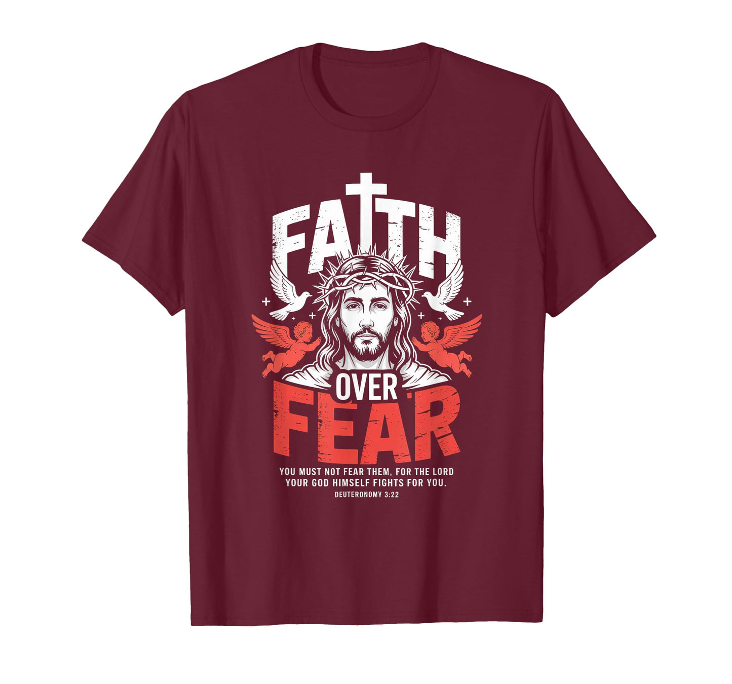 Faith Over Fear Christian Streetwear T-Shirt