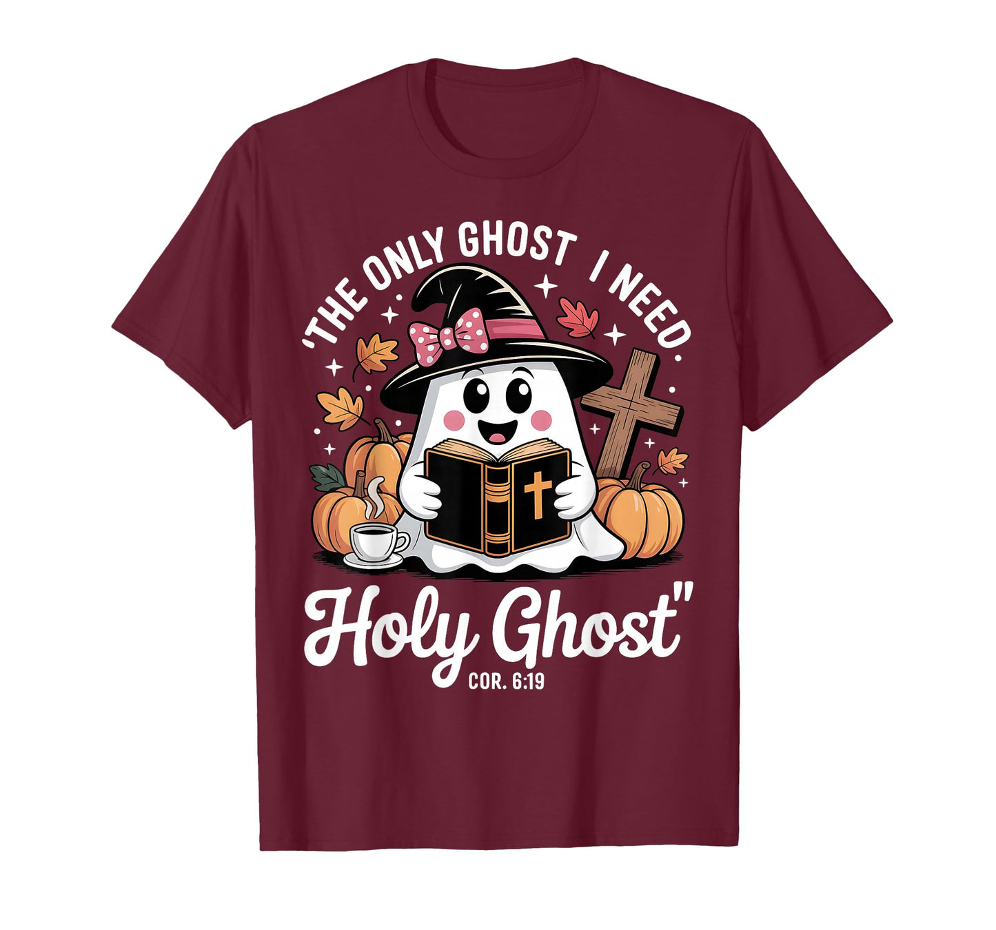 Ain't No Ghost Like The Holy Ghost Jesus Christian Halloween T-Shirt