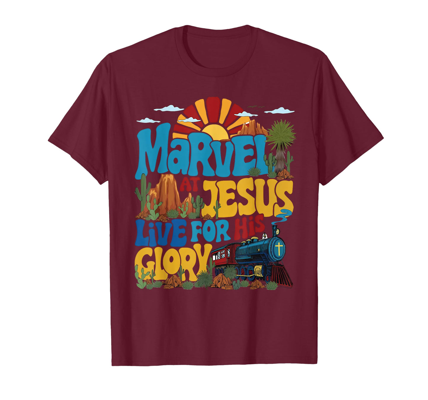 Marvel At Jesus VBS 2025 Live For Jesus's Glory Christian T-Shirt