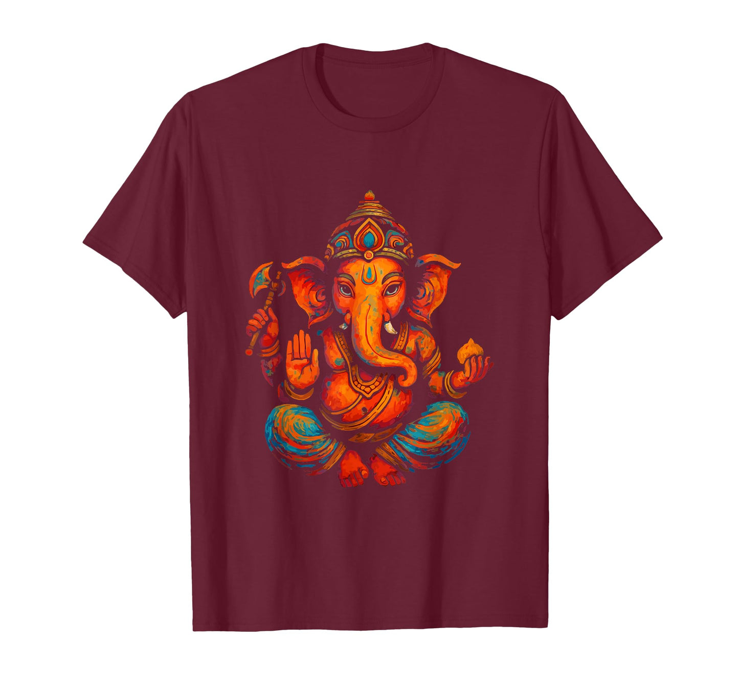 Ganesh Symbol Yoga Hindu Elephant God Ganesha Puja T-Shirt