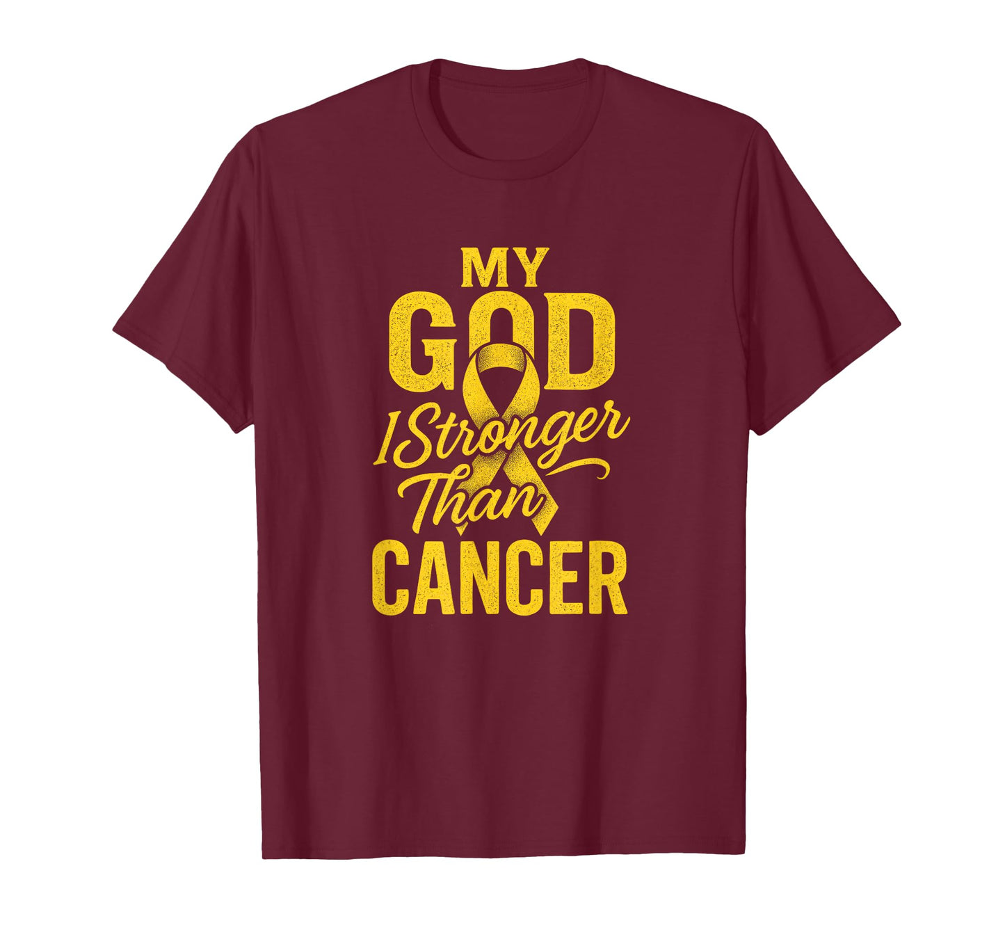 My God is Stronger - Cancer Awareness Support T-Shirt