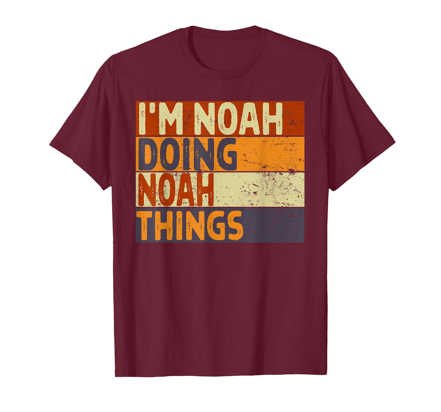 Retro I'm NOAH Doing NOAH Things Funny Birthday Joke T-Shirt