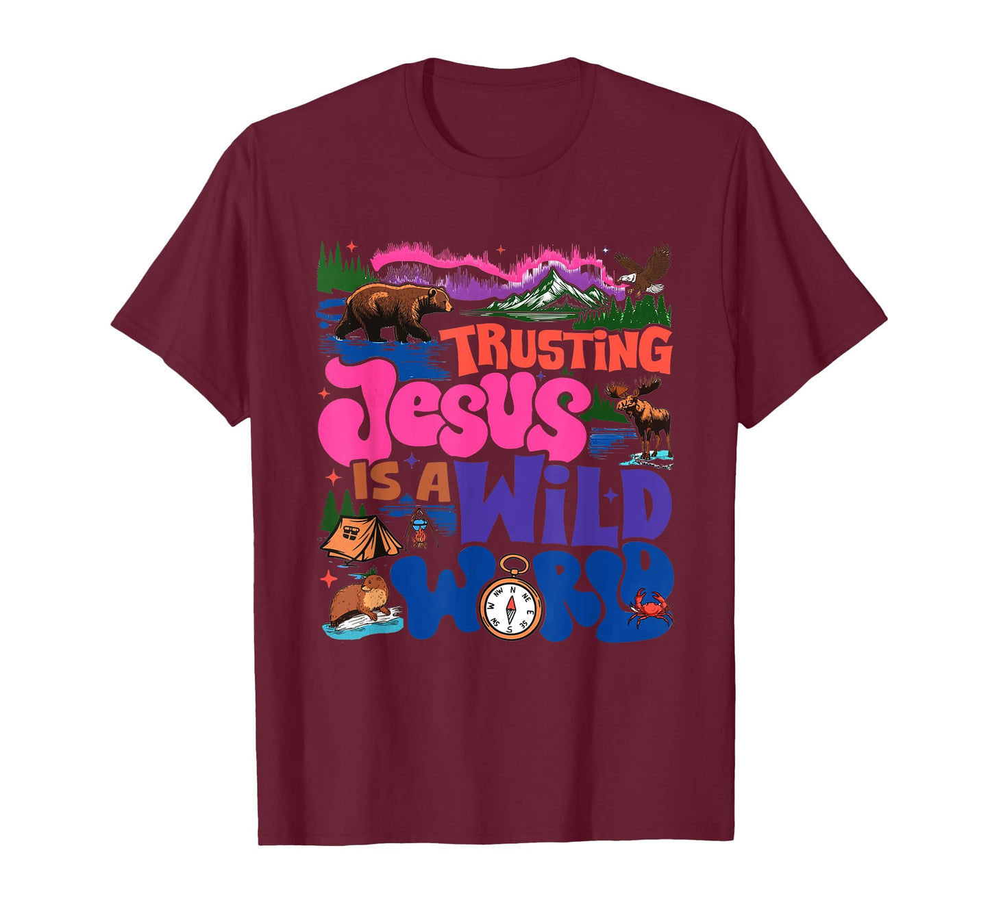 True North VBS 2025 Trusting Jesus Wilderness Christian T-Shirt
