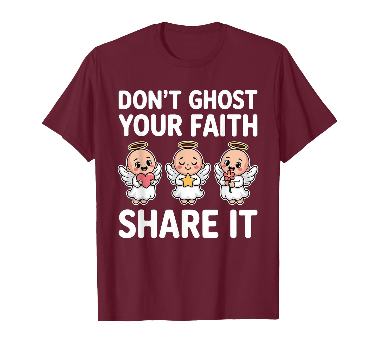 Don’t Ghost Your Faith Spiritual Positive Christian T-Shirt