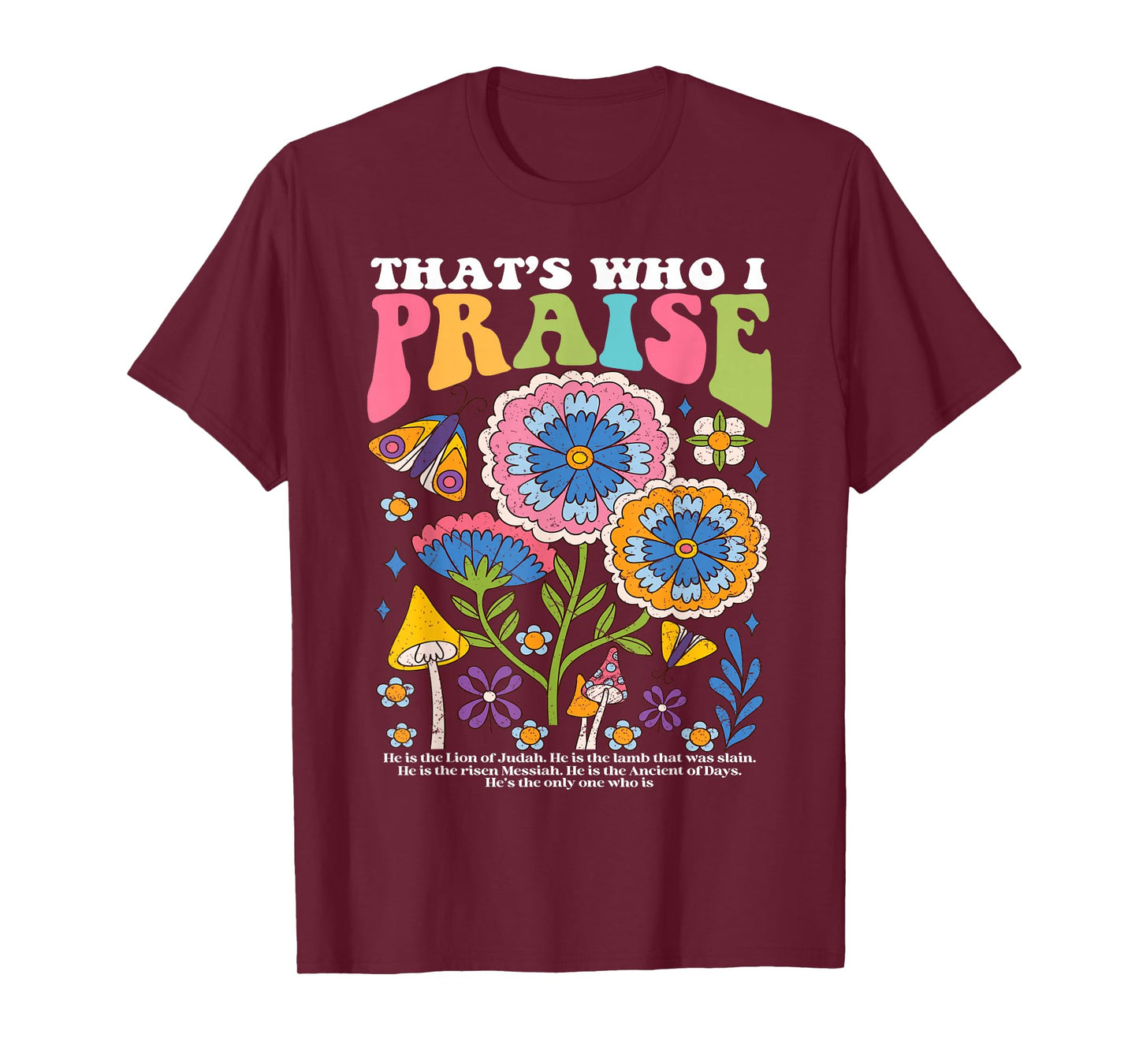 Brandon That's Who I Praise Jesus Christian Lake Merch T-Shirt