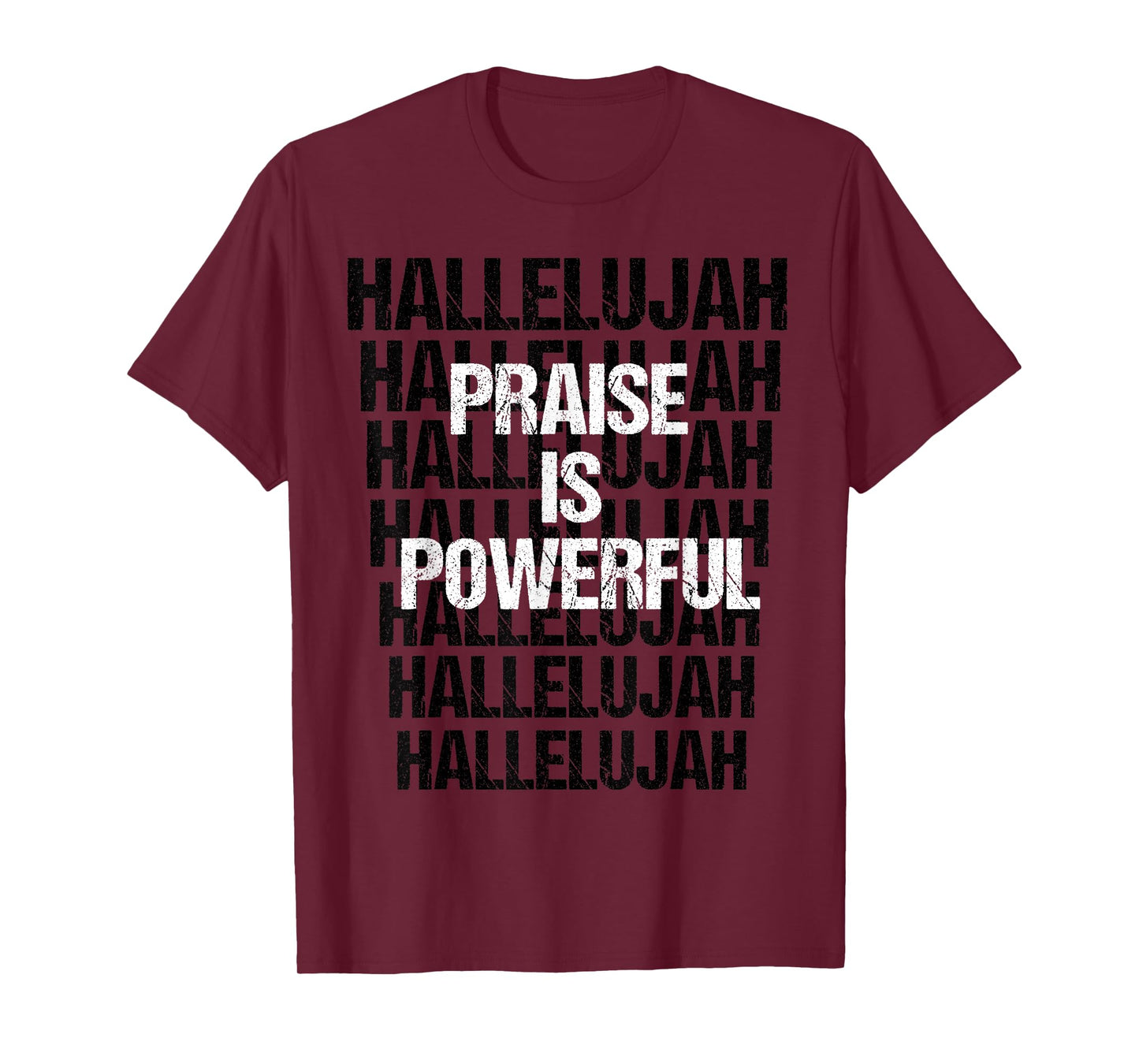 Hallelujah Inspirational Praise And Worship Christian Shirt T-Shirt