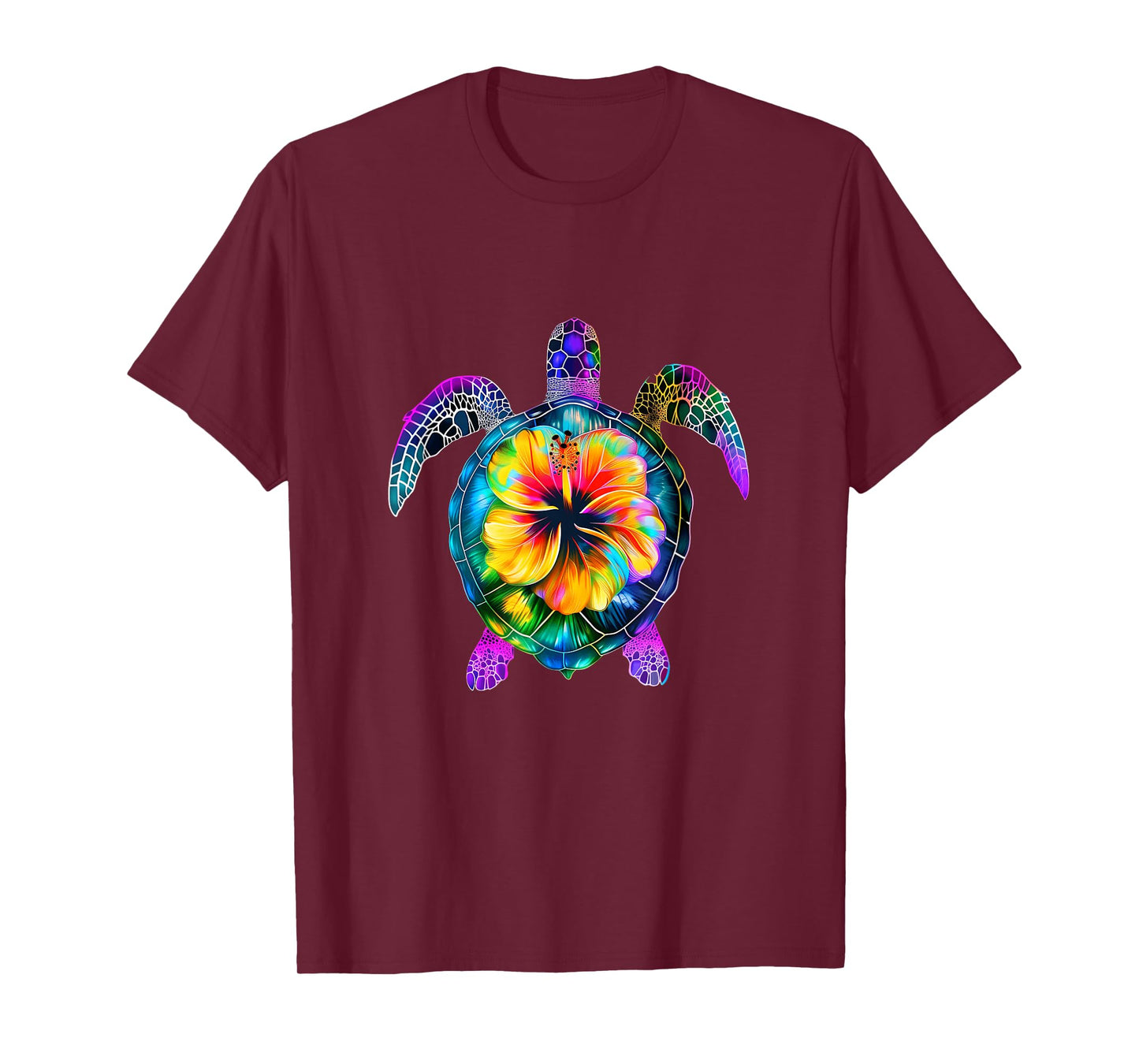 Hawaiian Tie Dye Sea Turtle Cute Hawaii For Men And Women T-Shirt