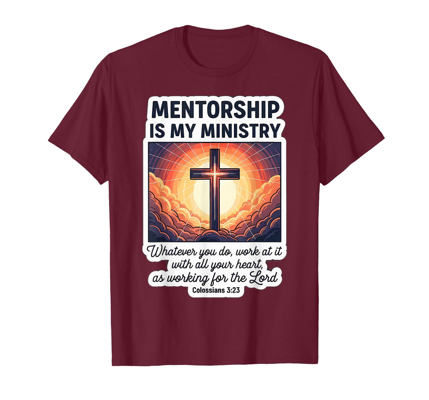 Christian Mentor Mentorship is My Ministry Mentoring Jesus T-Shirt