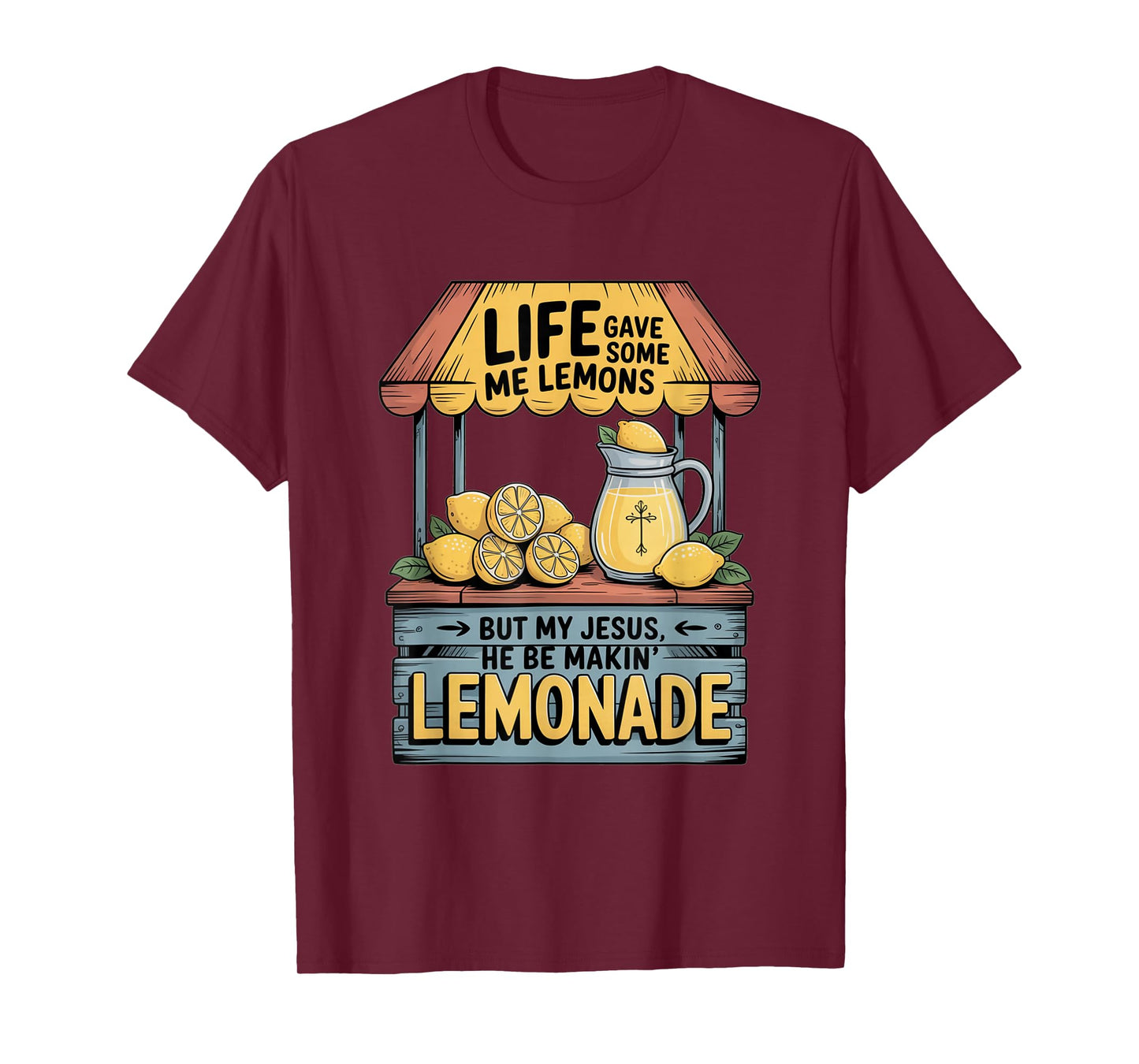 Cute Retro Christian Faith My Jesus he be Makin Lemonade T-Shirt