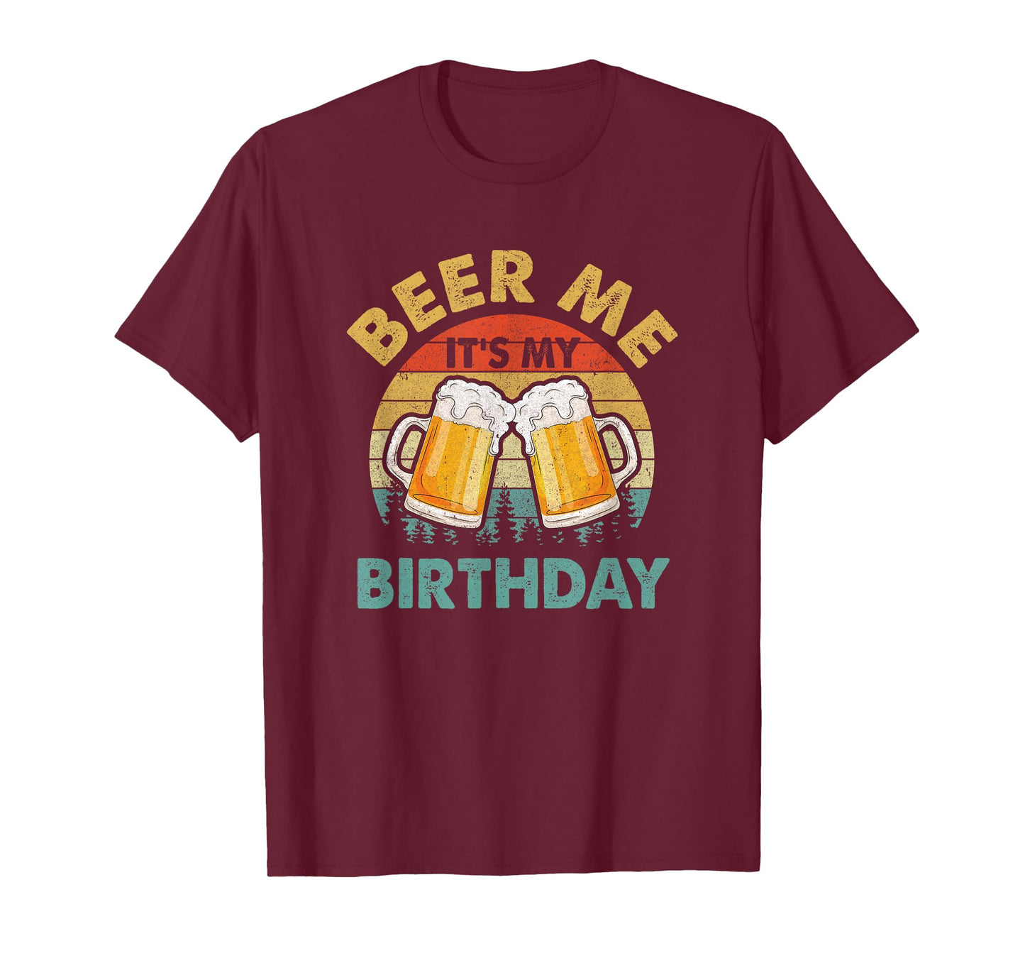 Beer Me It's My Birthday Party Family Matching Group Vintage T-Shirt