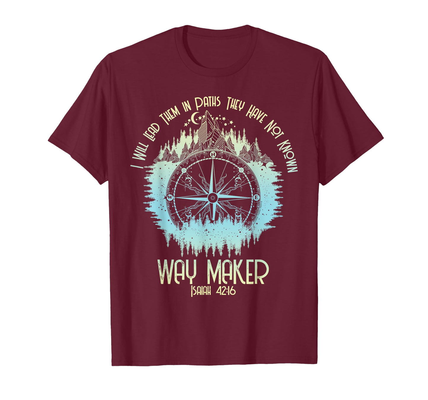 Spiritual Way Maker Bible Verse Christian Faith Way Maker T-Shirt