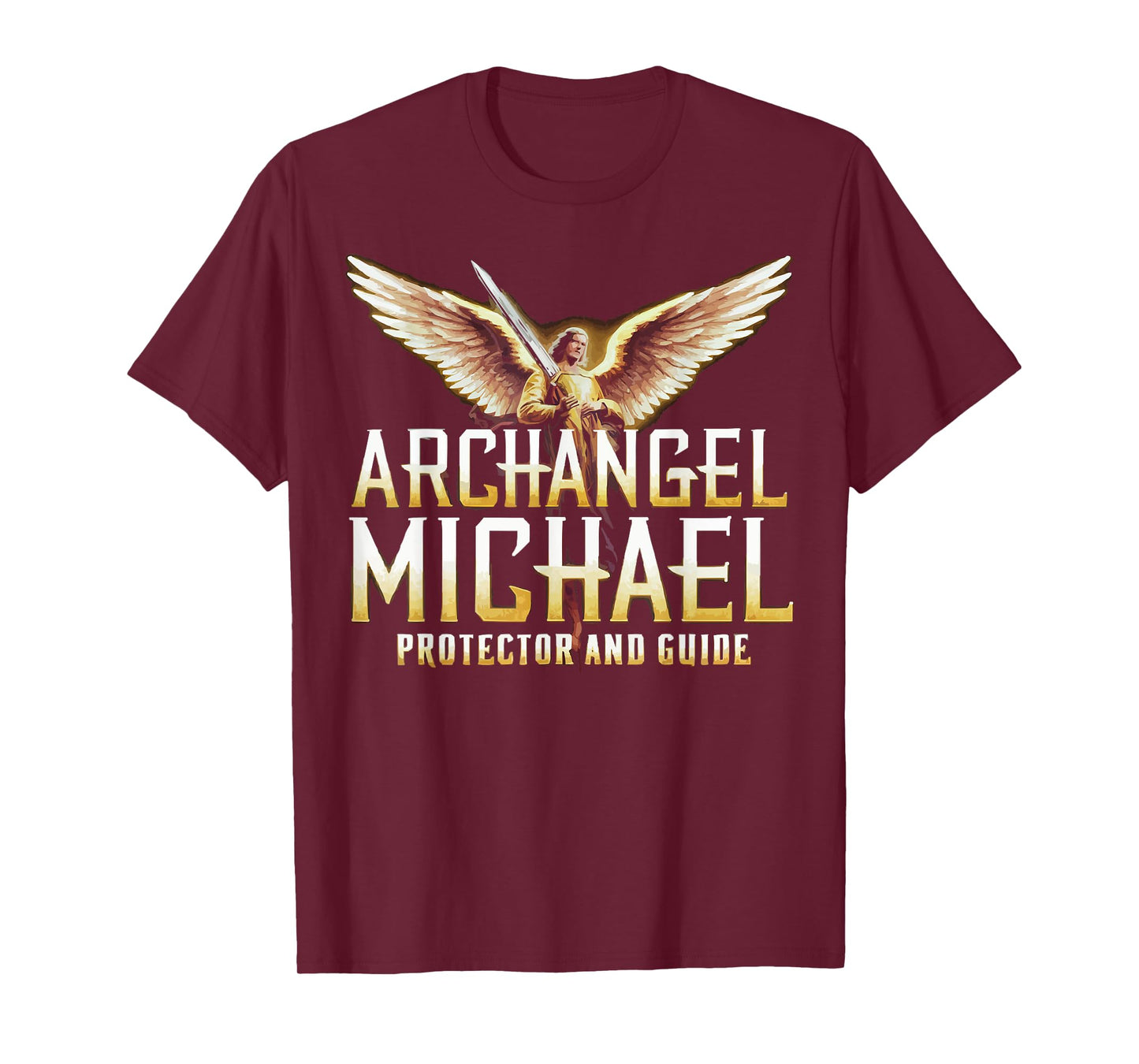 Archangel Michael Catholic Christianity Guardian Angel T-Shirt