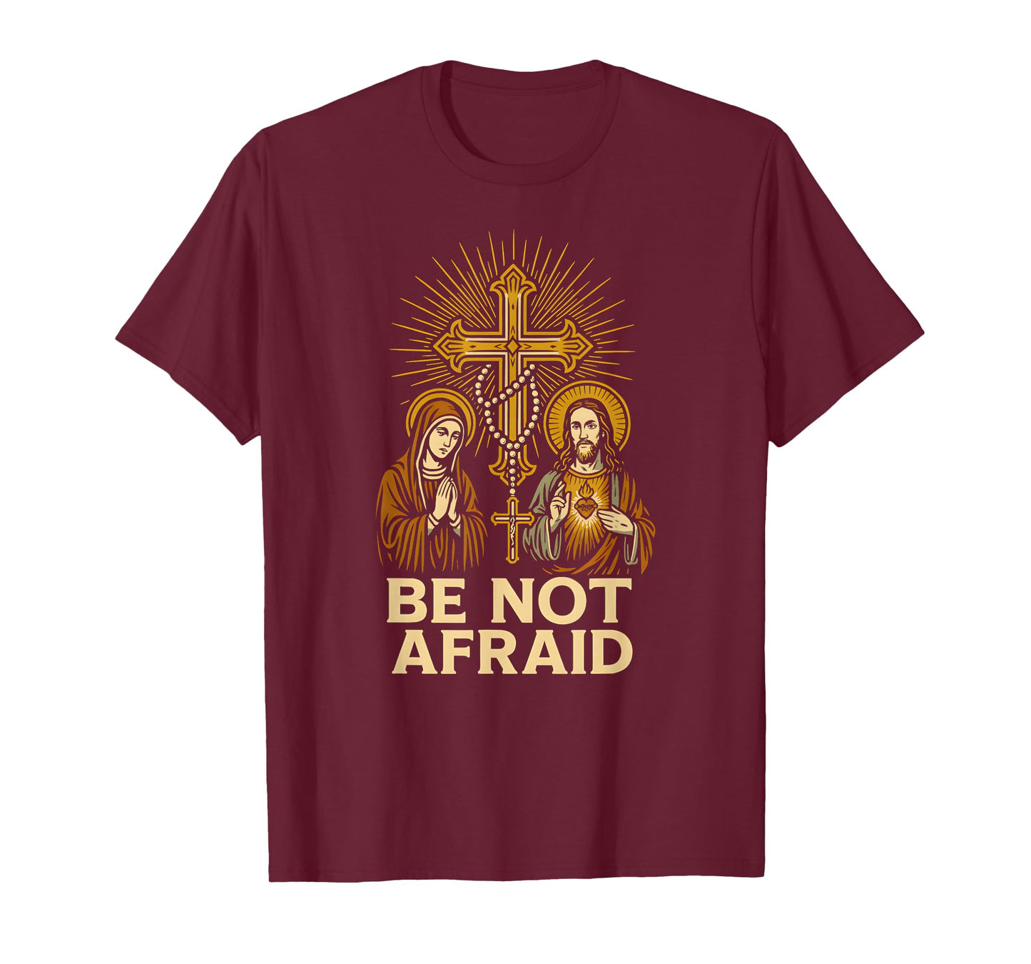 Catholic Pride Be Not Afraid Vintage Mens Surgery Recovery T-Shirt