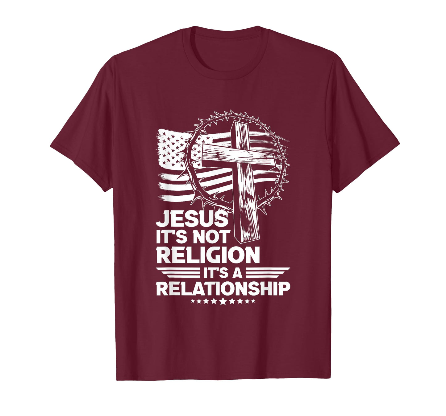Jesus It's Not Religion It's A Relationship Faith T-Shirt