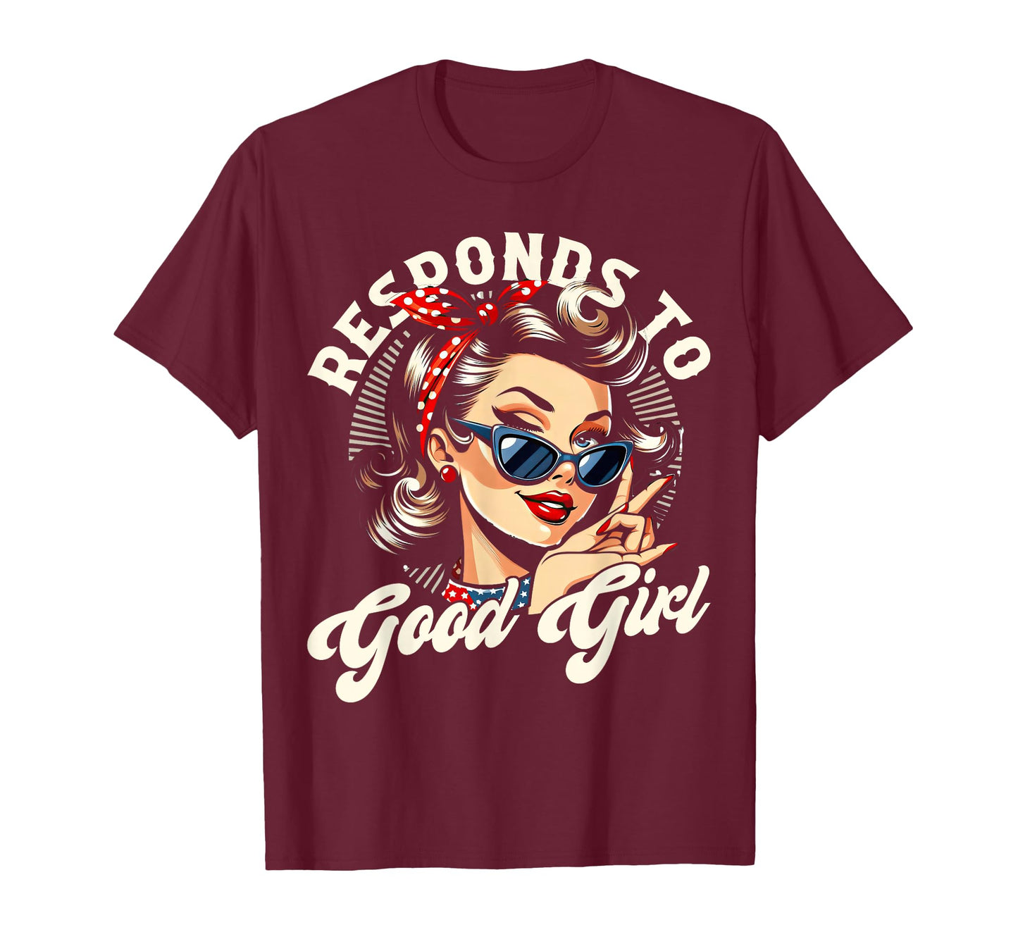 Responds to Good Girl Romance Smut Reader Funny Tee T-Shirt