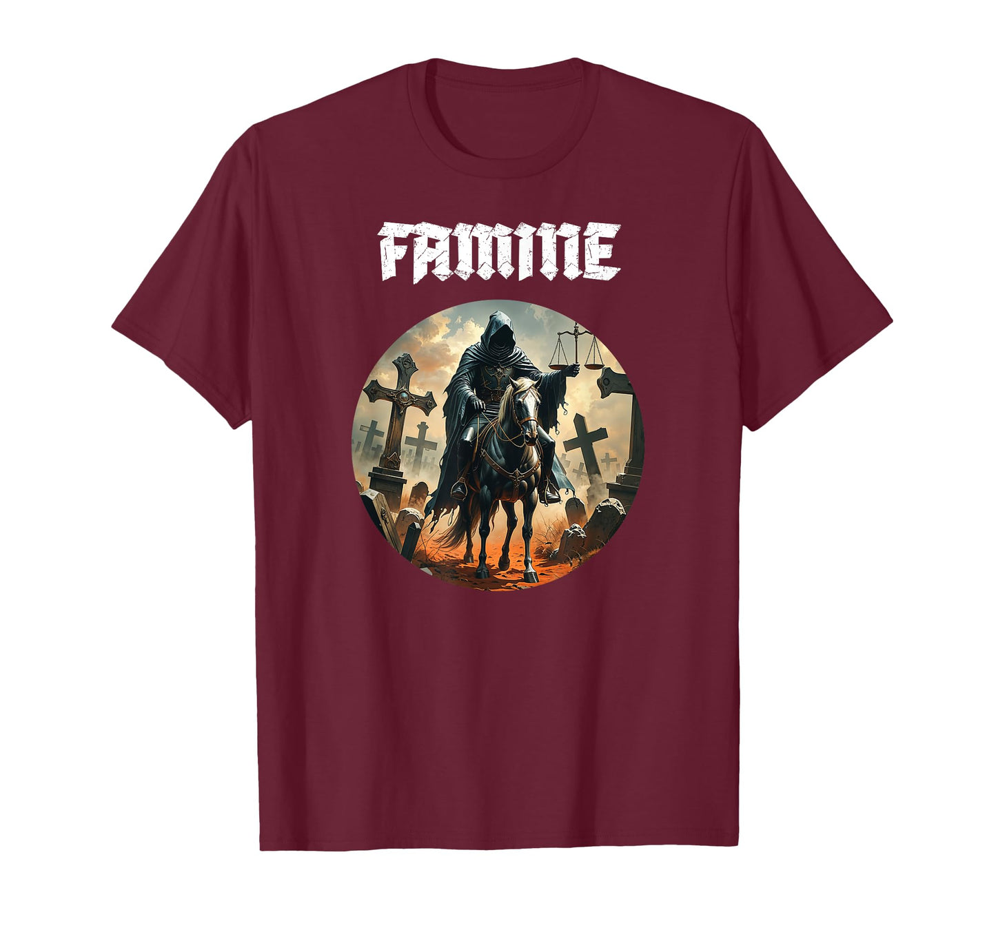 Horseman Of Famine | Four Horsemen | Revelation 6:5 T-Shirt