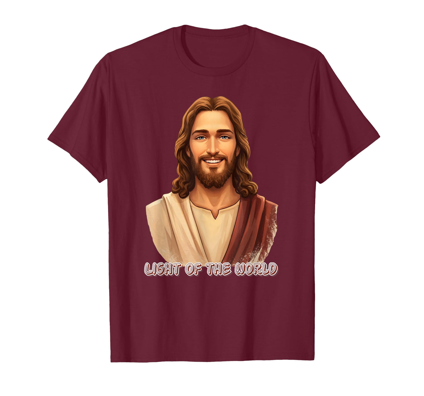 Christian Shirt_Light of The World Jesus Tee T-Shirt