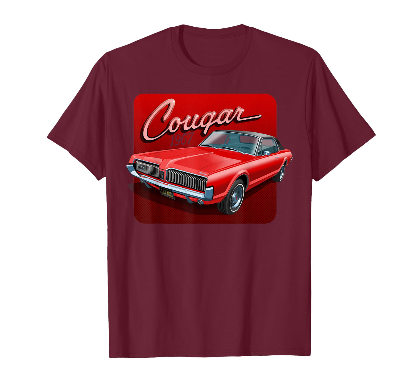 1967 Mercury classic Cougar Vinatge cars T-Shirt