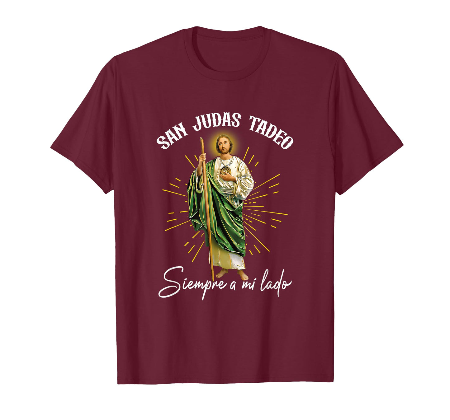 SanJudas Tadeo Siempre A Mi Lado Spanish Jesus Saying T-Shirt