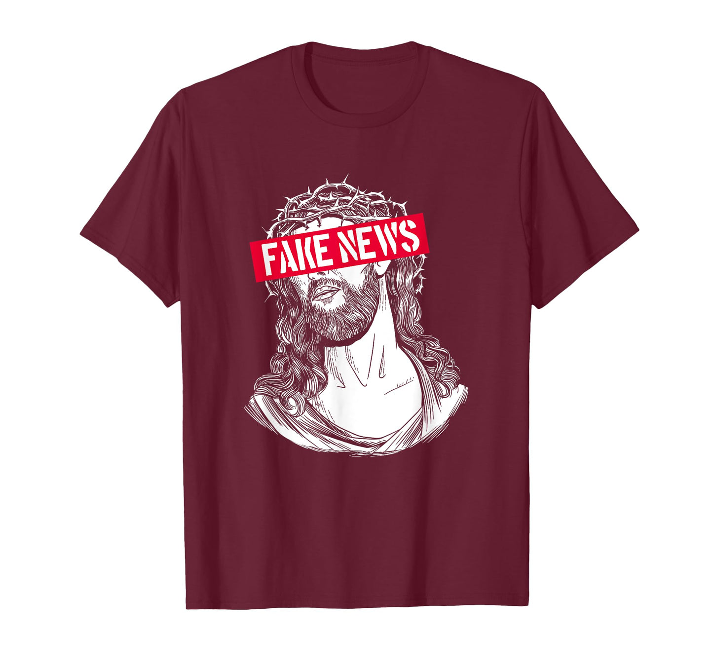Blackcraft Anti-Christian Fake News Funny Jesus Atheist T-Shirt