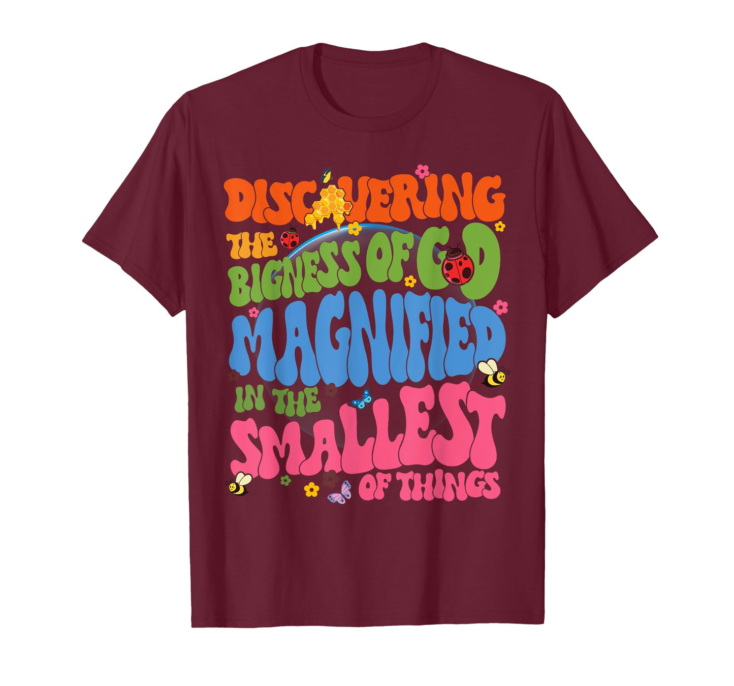 Magnified VBS 2025 Discovering Bigness Of God Christ Quote T-Shirt