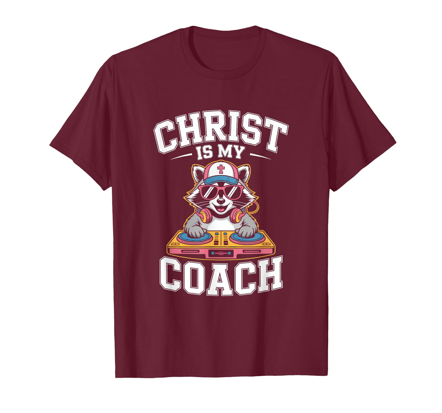 Christ is My Coach DJ Faithful Vibes T-Shirt