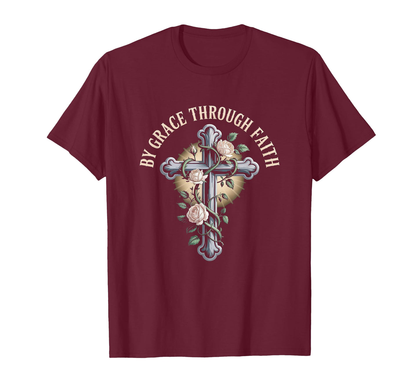 Saved by Grace Through Faith Ephesians 2:8-9 Tee T-Shirt